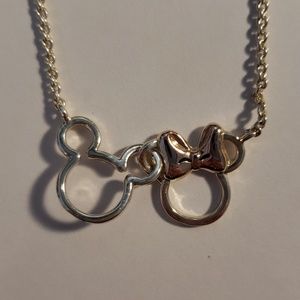 Mickey and Minnie Necklace